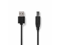 Nedis Cabo USB-A 2.0 Macho / USB-B Macho 2M Nedis Cabo USB-A 2.0 Macho / USB-B Macho 2M